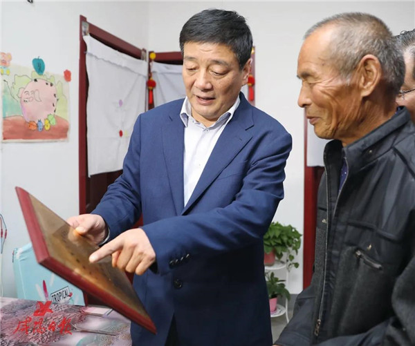 陕西咸阳市委书记杨长亚到旬邑县和淳化县调研