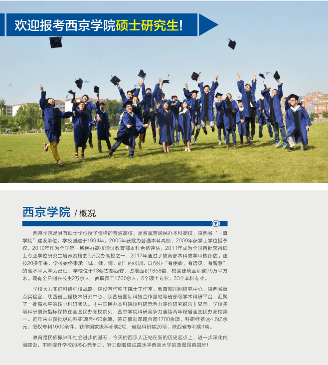 西京学院2021年硕士研究生招生简章