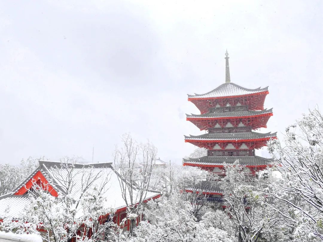 西安千古情的第一场雪,美吗?