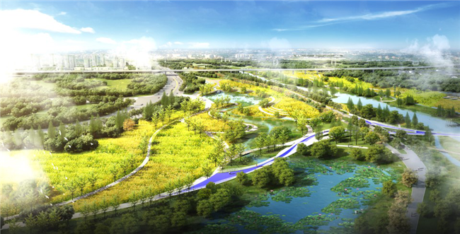 西安高新区绿道系统将串起8座滨水城市公园