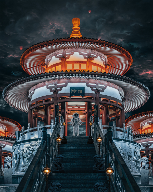 ins华人网红摄影师cyc带你领略space西安赛博朋克之城