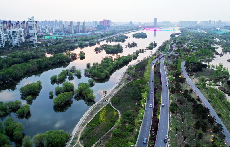 西安浐灞生态区规划图图片