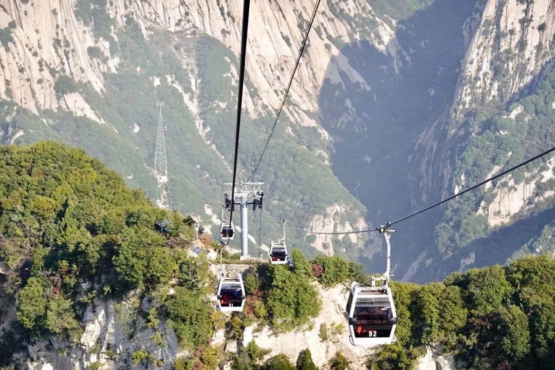 华山西峰大索道
