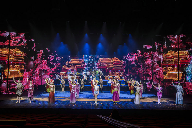 万面红旗飘扬西安千古情寻找民族记忆坚定文化自信