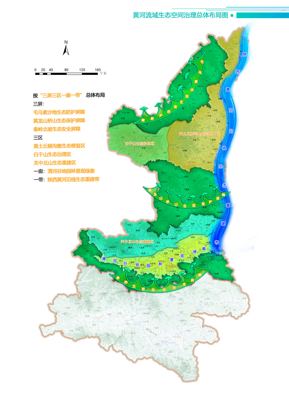 陕西省林业局发布陕西省黄河流域生态空间治理十大行动