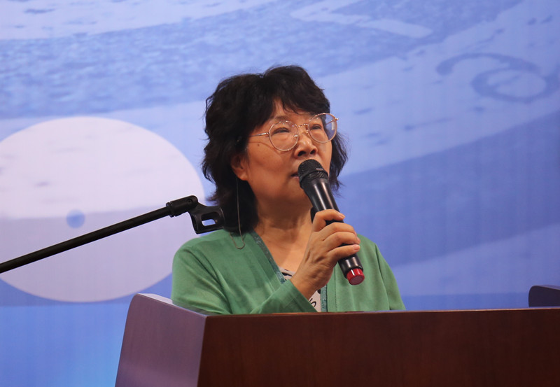 张海花开赛仪式进行讲话