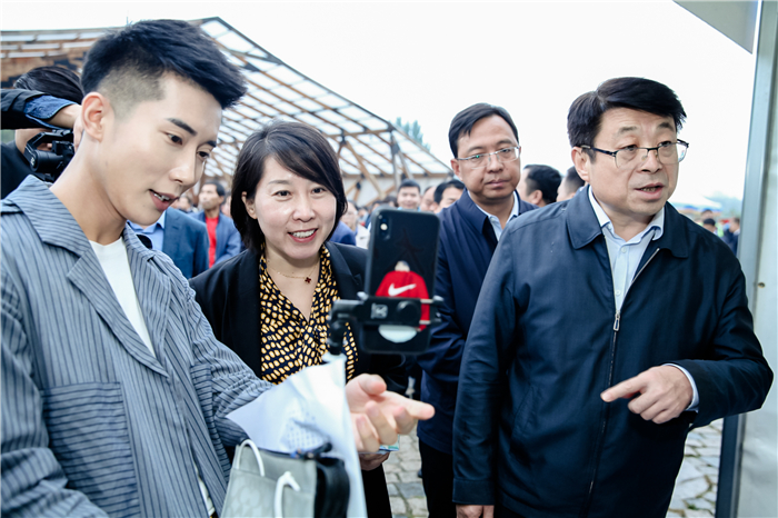 西安市农业农村局党组书记,局长裴靖瑜,蓝田县委书记林梅,蓝田县委副