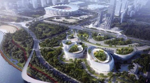 中国一冶钢构公司西安文化交开云体育 Kaiyun.com 官网入口流中心工程 钢结构制作项目完工(图1)