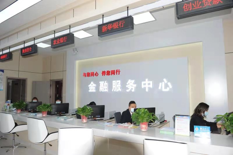 区委书记杨宏伟为陕西省农业信贷融资担保有限公司耀州办事处揭牌;市