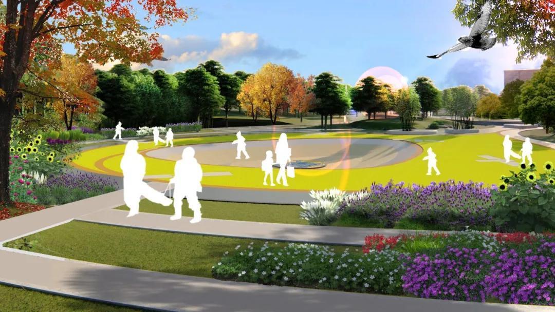 绿满航天再添一座新公园多个功能区营造城市森林意境