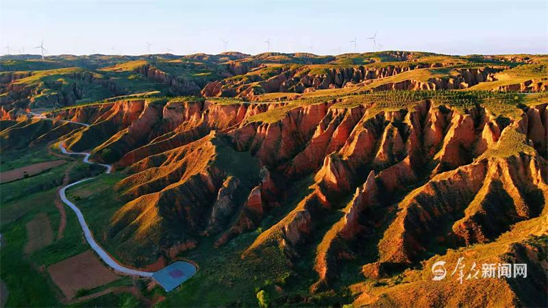 黄土高原塬梁峁川图片图片