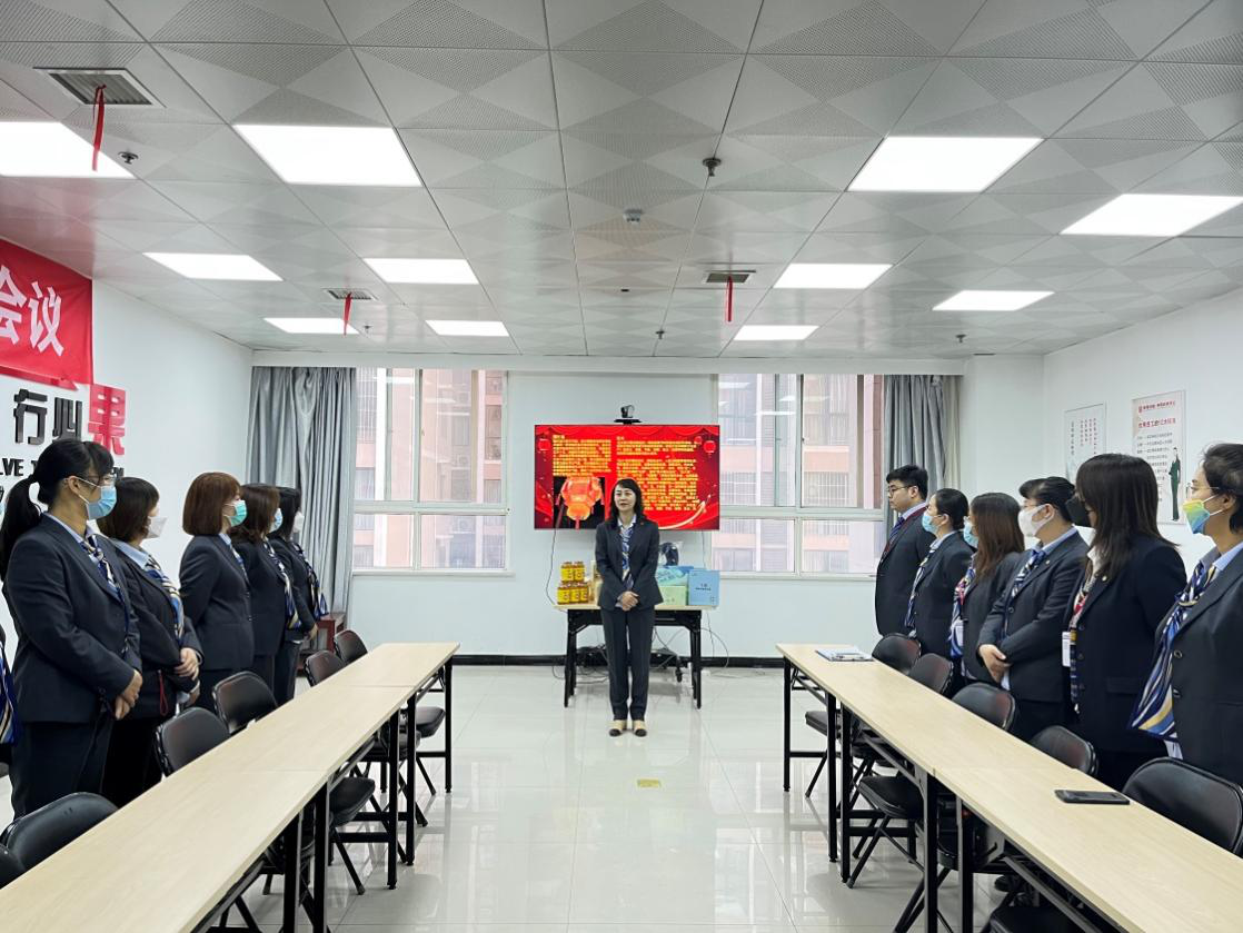 华夏保险陕西分公司宝鸡中支组织闹元宵猜灯谜活动