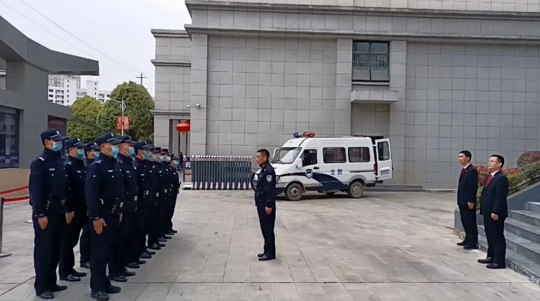 旬阳法院司法警察实战演练为审判执行保驾护航