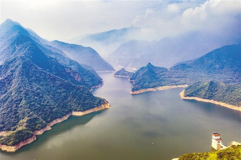 黑河金盆水库一角