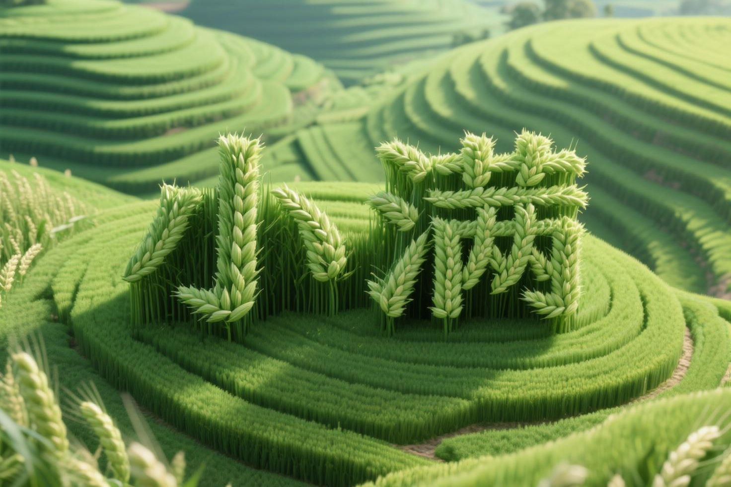 AI畫小滿 | 小得盈滿知足即安