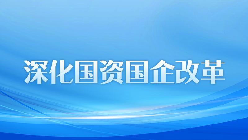 【专题】深化国资国企改革