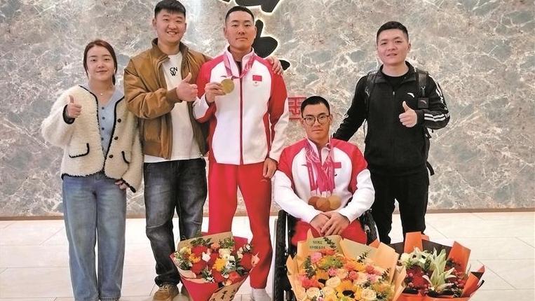 米兰冬残奥会陕西运动员载誉归来