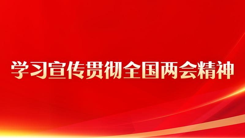 【专题】学习宣传贯彻全国两会精神