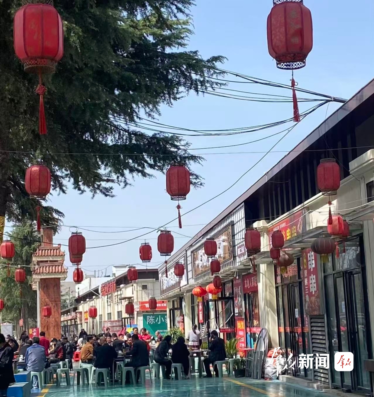李台街道邰北社区陈小寨村。通讯员 吕新涛摄