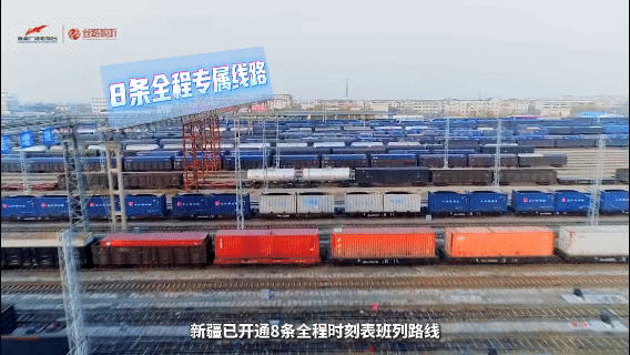 丝路新动脉｜“公交班列”跑出丝路开放新速度