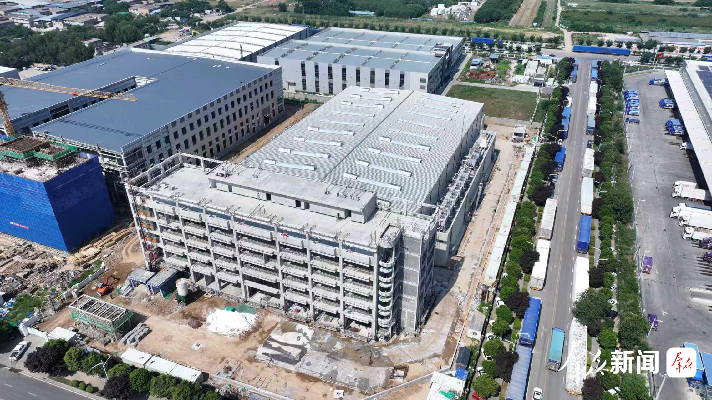 天大钒业高纯度中间合金研发生产项目建设现场。受访单位供图